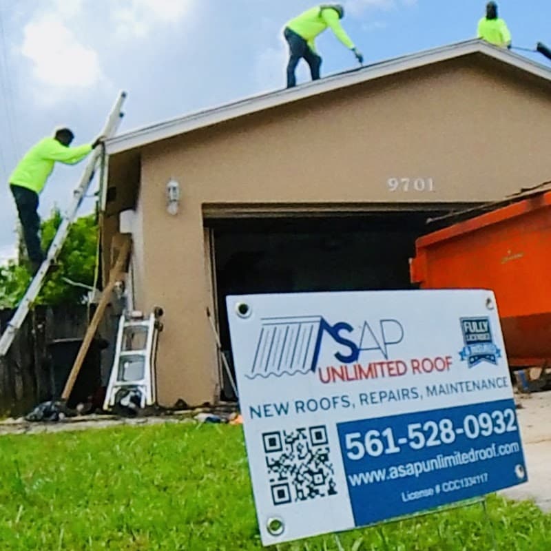 ASAP Roofing Contractor - New Roofs & Roof Repairs Free Estimates Daily - Emergency Repair in Pompano Beach