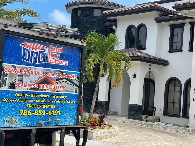 Detail Rain Gutters Miami - Rain Gutters Installers - Gutter Installation in Miami