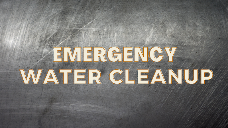 Emergency Water Cleanup - Emergency Repair in West Palm Beach